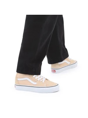 Zdjęcie produktu Vans Skórzane sneakersy "SK8-Hi" w kolorze beżowym rozmiar: 39