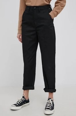Zdjęcie produktu Vans spodnie damskie kolor czarny proste high waist VN0A5JOHBLK1-BLACK