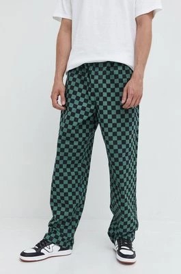 Zdjęcie produktu Vans spodnie męskie kolor zielony proste
