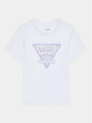 Zdjęcie produktu Vans T-Shirt Checker Floral Triangle Bff VN00078J Biały Regular Fit