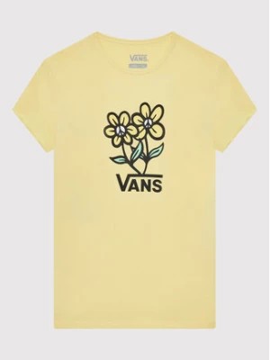Zdjęcie produktu Vans T-Shirt Ground Level VN0A7RSG Żółty Regular Fit