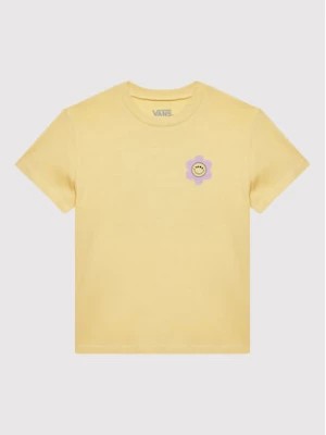 Zdjęcie produktu Vans T-Shirt Radically Happy Crew VN0A7YVK Żółty Regular Fit