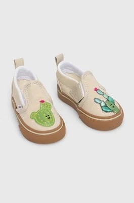 Zdjęcie produktu Vans tenisówki dziecięce Slip-On V Cactus kolor beżowy