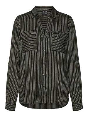 Zdjęcie produktu Vero Moda Bluzka "Malva" w kolorze czarno-białym rozmiar: S
