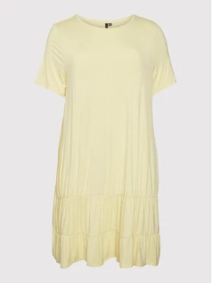 Zdjęcie produktu Vero Moda Curve Sukienka codzienna Hannah 10263960 Żółty Regular Fit