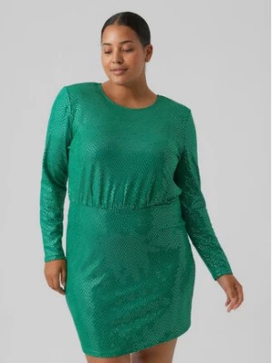 Zdjęcie produktu Vero Moda Curve Sukienka koktajlowa Kalla 1027822 Zielony Regular Fit