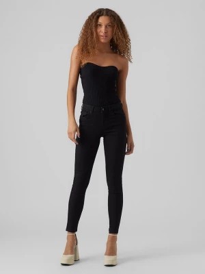 Zdjęcie produktu Vero Moda Dżinsy - Skinny fit - w kolorze czarnym rozmiar: XL/L30