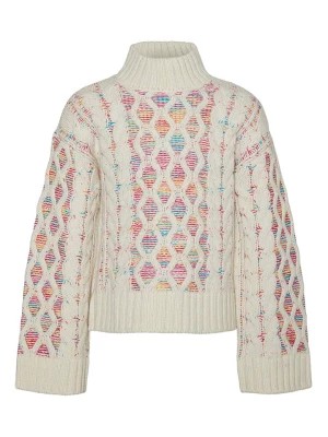 Zdjęcie produktu Vero Moda Girl Sweter "Danerys" w kolorze kremowym rozmiar: 122/128