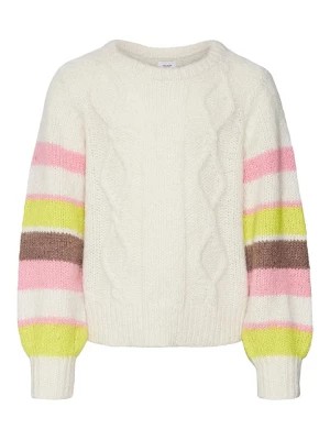Zdjęcie produktu Vero Moda Girl Sweter "Vino" w kolorze beżowym rozmiar: 122/128