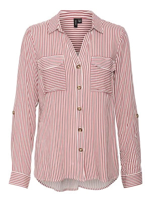 Zdjęcie produktu Vero Moda Koszula w kolorze czerwono-białym rozmiar: XS