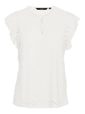 Zdjęcie produktu Vero Moda Koszulka "Tassa" w kolorze białym rozmiar: XS