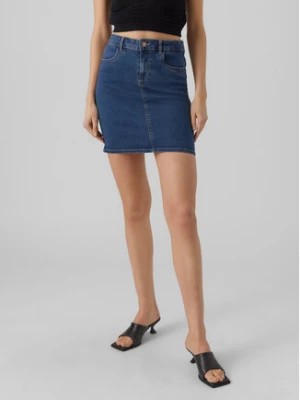 Zdjęcie produktu Vero Moda Spódnica jeansowa Luna 10279491 Niebieski Regular Fit