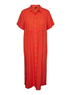Zdjęcie produktu Vero Moda Sukienka "Jilla" w kolorze pomarańczowym rozmiar: S