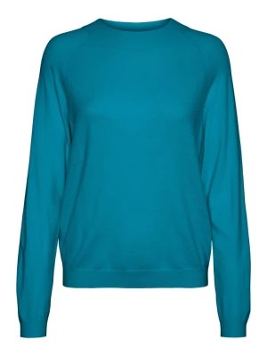 Zdjęcie produktu Vero Moda Sweter "Happiness" w kolorze niebieskim rozmiar: XS