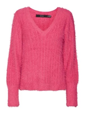 Zdjęcie produktu Vero Moda Sweter "Vmlapoilu" w kolorze różowym rozmiar: XS