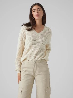 Zdjęcie produktu Vero Moda Sweter w kolorze kremowym rozmiar: M