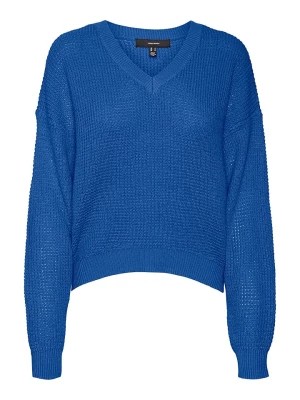 Zdjęcie produktu Vero Moda Sweter w kolorze niebieskim rozmiar: XL