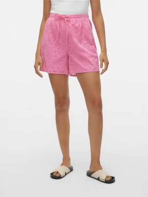 Zdjęcie produktu Vero Moda Szorty "Hay" w kolorze różowym rozmiar: XL