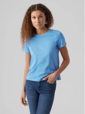 Zdjęcie produktu Vero Moda T-Shirt Paula 10243889 Niebieski Regular Fit