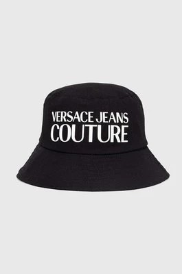Zdjęcie produktu Versace Jeans Couture kapelusz bawełniany kolor czarny bawełniany 76GAZK04 ZG268