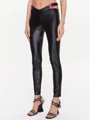 Zdjęcie produktu Versace Jeans Couture Legginsy 74HAC1A1 Czarny Slim Fit