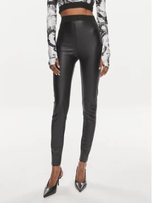 Zdjęcie produktu Versace Jeans Couture Legginsy 76HAC101 Czarny Skinny Fit
