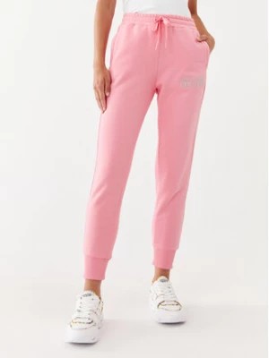 Zdjęcie produktu Versace Jeans Couture Spodnie dresowe 73HAAT01 Różowy Regular Fit