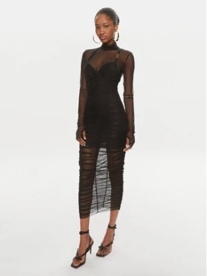 Zdjęcie produktu Versace Jeans Couture Sukienka koktajlowa 76HAO918 Czarny Slim Fit
