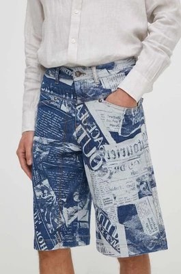 Zdjęcie produktu Versace Jeans Couture szorty jeansowe męskie kolor granatowy 76GAD51C DW074SS0