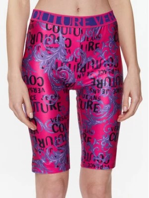 Zdjęcie produktu Versace Jeans Couture Szorty sportowe 74HAC106 Różowy Slim Fit
