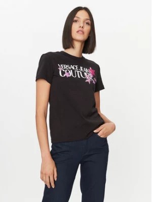 Zdjęcie produktu Versace Jeans Couture T-Shirt 75HAHT20 Czarny Regular Fit