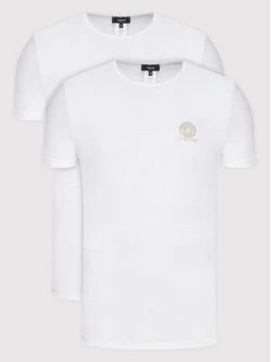 Zdjęcie produktu Versace Komplet 2 t-shirtów AU10193 Biały Slim Fit