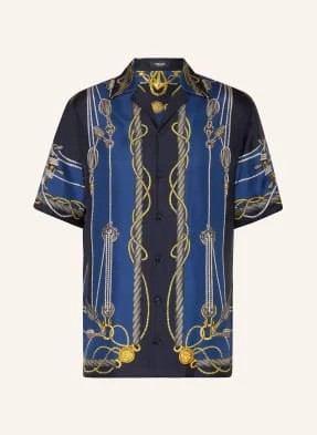Zdjęcie produktu Versace Koszula Z Klapami Z Jedwabiu Comfort Fit blau