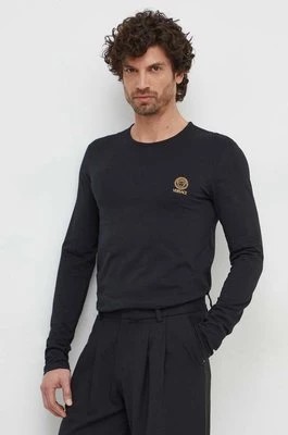 Zdjęcie produktu Versace longsleeve 2-pack męski kolor czarny gładki AU10197 1A10011