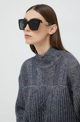 Zdjęcie produktu Versace okulary przeciwsłoneczne damskie kolor czarny