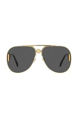Zdjęcie produktu Versace okulary przeciwsłoneczne kolor złoty