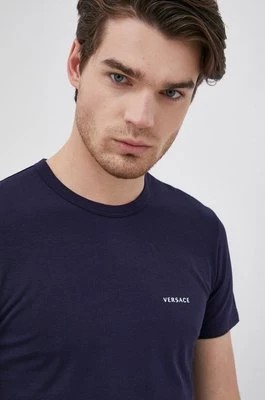 Zdjęcie produktu Versace T-shirt (2-pack) męski kolor granatowy gładki AU04023