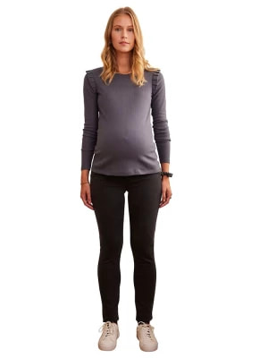 Zdjęcie produktu vertbaudet Dżinsy ciążowe - Slim fit - w kolorze czarnym rozmiar: 40
