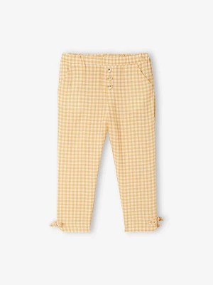 Zdjęcie produktu vertbaudet Spodnie w kolorze żółtym rozmiar: 140