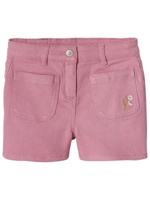 Zdjęcie produktu vertbaudet Szorty dżinsowe w kolorze różowym rozmiar: 92