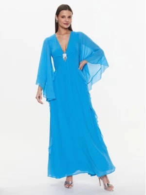Zdjęcie produktu ViCOLO Sukienka wieczorowa TE0030 Błękitny Regular Fit