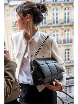 Zdjęcie produktu Victor & Hugo Paris Skórzana torebka "Mini Alaba" w kolorze czarnym - 30 x 19 x 10 cm rozmiar: onesize