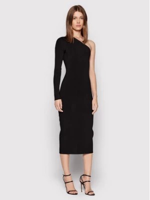 Zdjęcie produktu Victoria Victoria Beckham Sukienka koktajlowa One Shoulder 1222KDR003593A Czarny Slim Fit