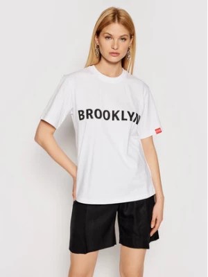 Zdjęcie produktu Victoria Victoria Beckham T-Shirt Brooklyn 2221JTS002511A Biały Regular Fit