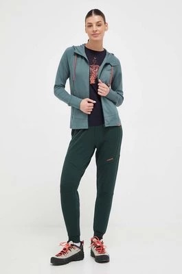 Zdjęcie produktu Viking spodnie sportowe Hazen Bamboo damskie kolor zielony gładkie 900/25/9995