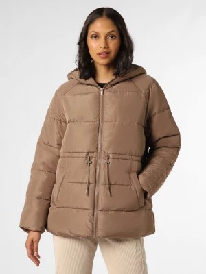 Zdjęcie produktu Vila Damska kurtka pikowana Kobiety beżowy|brązowy jednolity,