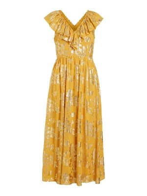 Zdjęcie produktu Vila Sukienka "Jaya" w kolorze złoto-żółtym rozmiar: 38