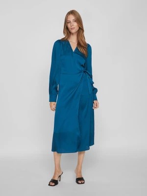 Zdjęcie produktu Vila Sukienka "Omi" w kolorze niebieskim rozmiar: 36