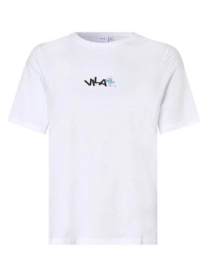 Zdjęcie produktu Vila T-shirt damski Kobiety Bawełna biały jednolity,