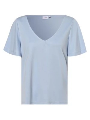 Zdjęcie produktu Vila T-shirt damski Kobiety Sztuczne włókno niebieski jednolity,